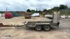 IFOR WILLIAMS 2.7t twin axle plant trailer (3393328) - 2