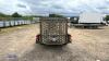 IFOR WILLIAMS 2.7t twin axle plant trailer (3391842) - 4