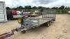 INDESPENSION CHALLENGER 2.6t twin axle car transporter trailer (920003)