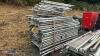 Quantity of aluminium scaffold components