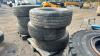 3 x tyres (385/65 R22.5) - 2