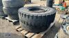 2 x solid wheels & tyres to suit loading shovel / loadall - 3