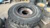 2 x solid wheels & tyres to suit loading shovel / loadall - 5