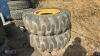 4 x wheels & tyres to suit loading shovel (17.5 R25) - 2