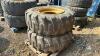 4 x wheels & tyres to suit loading shovel (17.5 R25) - 3