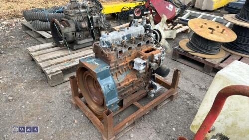 4-cylinder engine c/w frame