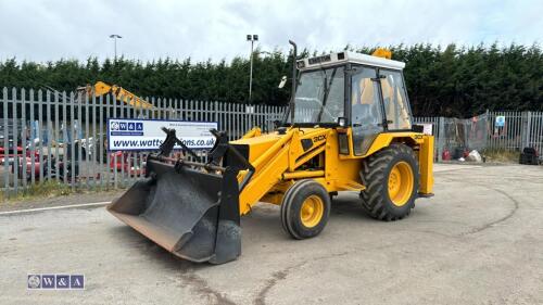 1988 JCB 3CX backhoe loader (E365 TUM) (V5 in office old style)