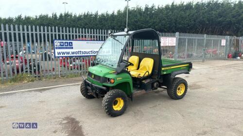 2009 JOHN DEERE GATOR XUV 850D 4wd diesel utility vehicle (SP09 CWE) c/w hydraulic tipping body