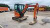 2019 HITACHI Zaxis 26U rubber tracked excavator (s/n ZV00050601) with bucket, blade, piped & Q/hitch - 6