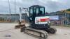 2020 BOBCAT E45 rubber tracked excavator (s/n B3NR13124) c/w 4 x buckets, blade, piped, Q-hitch & offset - 2