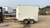 Twin axle box trailer (needs work to chassis) - 2