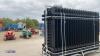 30 x 2m high x 3m long powder coated fencing panels & 31 posts (90m) - 4