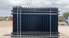 30 x 2m high x 3m long powder coated fencing panels & 31 posts (90m) - 5