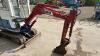 KUBOTA EH36 rubber tracked excavator c/w bucket & blade - 13