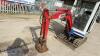 KUBOTA EH36 rubber tracked excavator c/w bucket & blade - 14