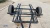 Single axle 2-bike motorbike trailer - 9