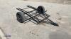 Single axle 2-bike motorbike trailer - 12