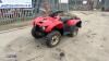 2011 HONDA TRX420 petrol quad bike (YJ61 FZM)(V5 in office)