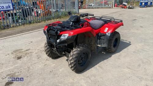 2014 HONDA FOURTRAX TRX420 4wd petrol quad bike