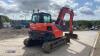 2022 KUBOTA KX080 rubber tracked excavator (s/n N3F78302) c/w bucket, blade & piped - 5