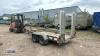 INDESPENSION ALIMAX 3.5t twin axle plant trailer - 3