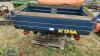 KRM L1A Plus twin disc fertiliser spreader c/w pto shaft - 9