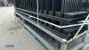 30 x 2.4m high x 3m long powder coated fencing panels & 31 posts (90m) - 13