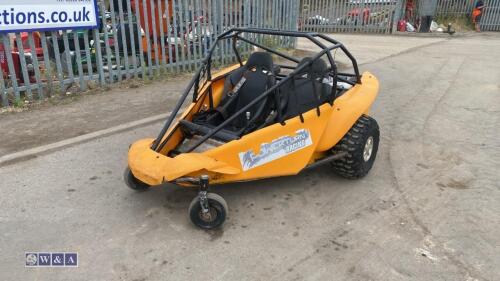 POWER TURN twin engine, 2-seater zero turn petrol buggy