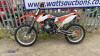 KTM 125 motor-x motor bike (s/n VBKSXH239GM149499) - 2