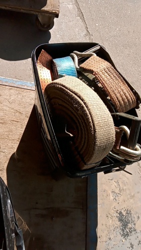 5 x heavy duty ratchet straps