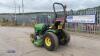 2011 JOHN DEERE 2520 HST 4wd hydrostatic tractor, 3 point linkage, 62'' mid mounted mower deck (CU61 CFP)(V5 in office) - 3