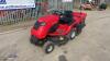 2019 COUNTAX C40 petrol hydrostatic ride on mower c/w powered grass collector (s/n A0369318)