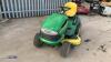 2010 JOHN DEERE X140 lawn tractor c/w 48'' side discharge cutting deck & mulch kit (s/n 401438) - 3