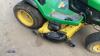 2010 JOHN DEERE X140 lawn tractor c/w 48'' side discharge cutting deck & mulch kit (s/n 401438) - 13