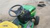 2010 JOHN DEERE X140 lawn tractor c/w 48'' side discharge cutting deck & mulch kit (s/n 401438) - 16