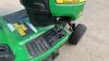 2018 JOHN DEERE X116R cut & collect lawn tractor c/w rear collection box (s/n 100842) - 14