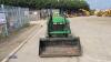 JOHN DEERE 3520 HST hydrostatic 4wd tractor c/w 3 point linkage, spool valve, c/w Lewis Land Lugger loader & 4in1 loader (YJ05 JCO) - 7