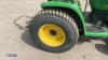 JOHN DEERE 3520 HST hydrostatic 4wd tractor c/w 3 point linkage, spool valve, c/w Lewis Land Lugger loader & 4in1 loader (YJ05 JCO) - 11