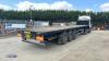 2007 MONTRACON 13.6m tri axle flat bed trailer c/w side posts (s/n 25324))(MoT 30th September 2024)(MoT in office)