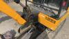 2021 JCB 16C rubber tracked excavator (3029394) with bucket, blade, piped & expanding tracks(red key in office) - 10