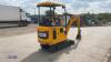 2021 JCB 16C rubber tracked excavator (s/n 3029263) with bucket, blade, piped & expanding tracks(red key in office) - 5