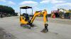 2021 JCB 16C rubber tracked excavator (s/n 3029239) with bucket, blade, piped & expanding tracks - 7