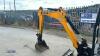 2021 JCB 16C rubber tracked excavator (s/n 3029239) with bucket, blade, piped & expanding tracks - 14