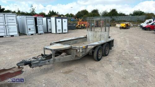 IFOR WILLIAMS 2.6t twin axle plant trailer (s/n 42362)