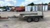 IFOR WILLIAMS 2.6t twin axle plant trailer (s/n 42362) - 2