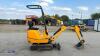 2021 JCB 8008 rubber tracked excavator (s/n 2970327) with bucket, blade, piped & expanding tracks (red key in office) - 6