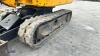 2021 JCB 8008 rubber tracked excavator (s/n 2970327) with bucket, blade, piped & expanding tracks (red key in office) - 9