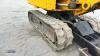 2021 JCB 8008 rubber tracked excavator (s/n 2970327) with bucket, blade, piped & expanding tracks (red key in office) - 10