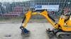 2021 JCB 8008 rubber tracked excavator (s/n 2970327) with bucket, blade, piped & expanding tracks (red key in office) - 13