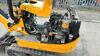 2021 JCB 8008 rubber tracked excavator (s/n 2970327) with bucket, blade, piped & expanding tracks (red key in office) - 20